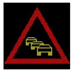 Panou PVM Clasa D 1500x1500 - Matrice LED Mesaje si indicatoare rutiere variabile 